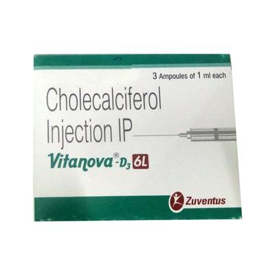 Vitanova D3 6L Injection 1ml - Supplements-Vam