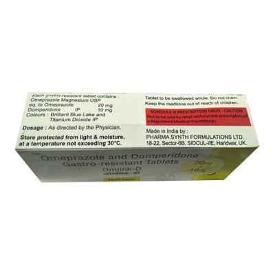 Omlink D Tablet 10's - Ulcer/Reflux/Flatulence-Aaa