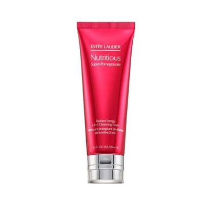 Estee Lauder Nutritious Super Pomegranate Radiant 2-In-1 Cleansing Foam 125 ml - Face Wash & Cleansers