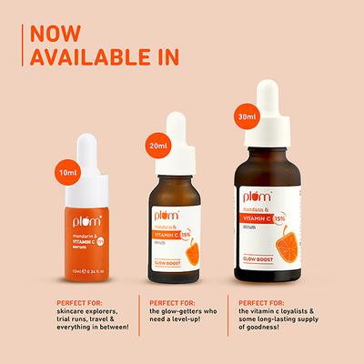 Plum 15% Vitamin C Face Serum with Mandarin (small) 20 ml - Face Serum