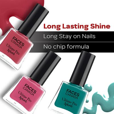 FACESCANADA Ultime Pro Splash Mini Nail Enamel Black Beauty 15 5 ml - Nail Polish
