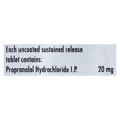 Inderal LA 20mg Tablet 15'S - Hypertension-Bet