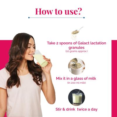Galact Lactation Granules - Elaichi Flavor 400 g - Nutritional Supplements