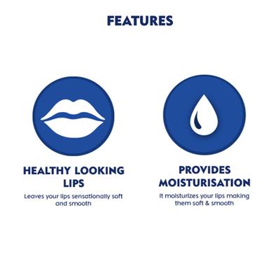 NIVEA 24HOUR LIP BALM NATURAL OIL BLACKBERRY & WATERMELON 4.8 gm - Lip Balms