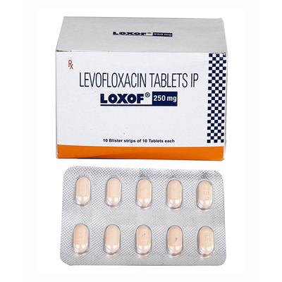 Loxof 250mg Tablet 10'S - Bacterial Infections-Qui