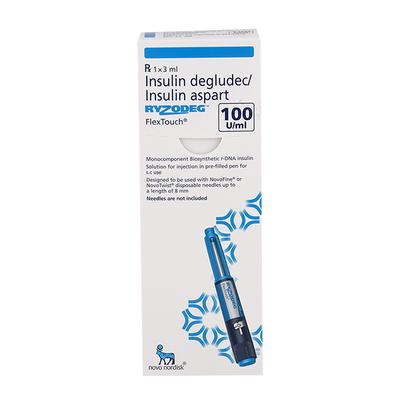 Ryzodeg Flex Touch Pen 100IU 1X3ml - Diabetes-Ins