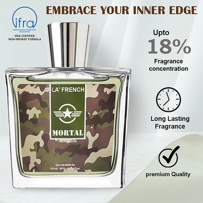 La French Mortal Eau De Perfume for Men 100 ml - Men Perfumes (Edt/Edp)