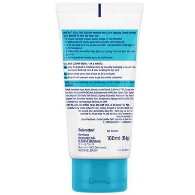 NIVEA TOTAL FACE CLEAN 100 ml - Face Wash & Cleansers