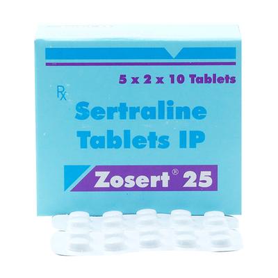 Zosert 25mg Tablet 10'S - Depression-Ant