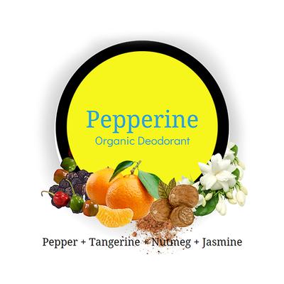 Rustic Art Pepperine Organic Deodorant Balm with Vitamin E 12 gm - Women Deodorants/Roll-Ons
