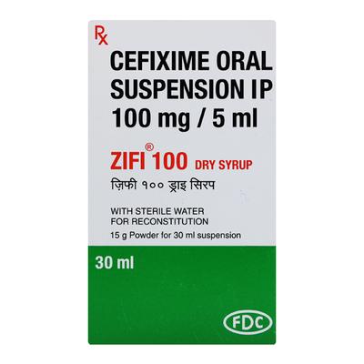 ZIFI 100mg DRY Syrup 30ml - Bacterial Infections-Cep