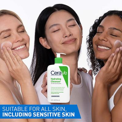CeraVe Hydrating Cleanser For Normal To Dry Skin 236 ml - Face Wash & Cleansers