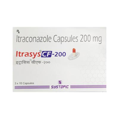 ITRASYS CF 200 Capsule 10's - Fungal Infections-Anf