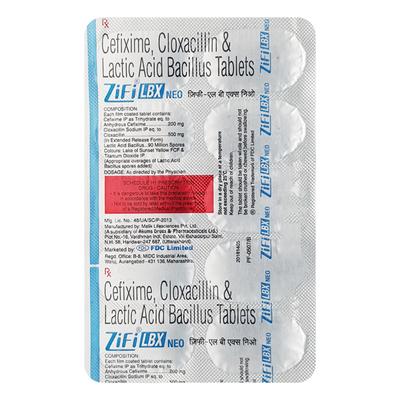 Zifi Lbx Neo Tablet 10'S - Bacterial Infections-Cep