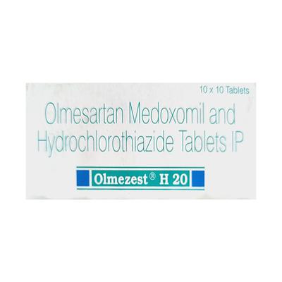 Olmezest H 20mg Tablet 10'S - Hypertension-Ang