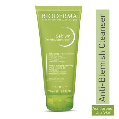 Bioderma Sebium Gel Moussant Actif Intense Purifying Cleansing Foaming Gel 200 ml - Scrubs & Exfoliants
