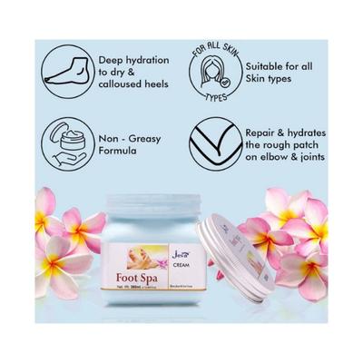 Jeva Foot Spa Elbow knee and Foot Cream 380 ml - Foot Creams & Lotions