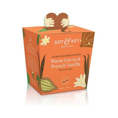 Dot & Key Ultra Rich Body Butter Warm Cocoa & French Vanilla with 10% Shea 200 ml - Creams/Oils/Lotions