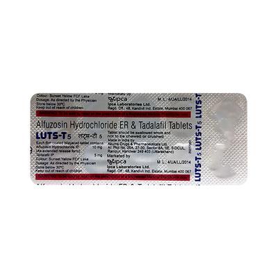LUTS T 5 Tablet 10's - Bladder And Prostate Disorders-Dru