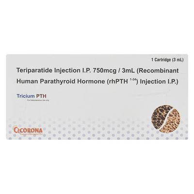Tricium Pth 750mcg Injection 1'S - Bone Metabolism-Age