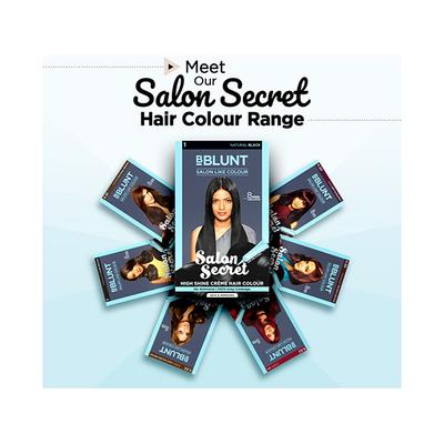 Bblunt Salon Secret High Shine Creme Hair Colour Natural Black 152 ml - Crème