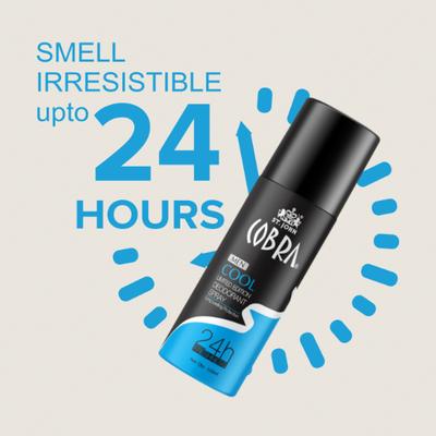 St. John Cobra Cool Limited Edition Deodorant Spray 150 ml + Live Limited Edition Deodorant Spray 150 ml + Cobra Eau De Parfum 15 ml 3's - Men Deodorants/Roll-Ons