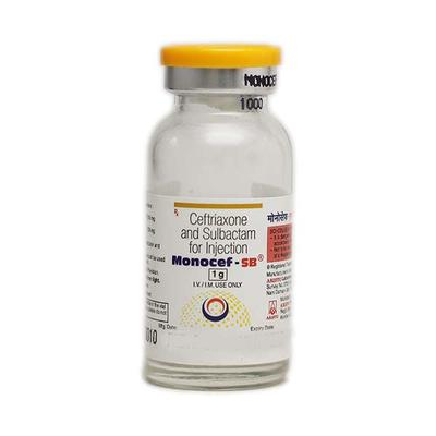 Monocef SB 1gm Injection 1's - Bacterial Infections-Cep