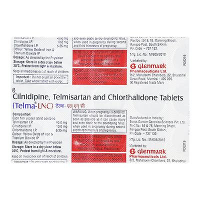 TELMA LNC Tablet 15's - Hypertension-Ana