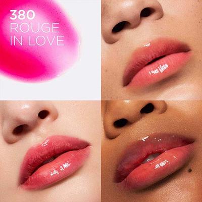 L'Oreal Paris Plump Ambition Hyaluron Lip Oil- 380 Rouge In Love- Plumping Lip Oil 5 ml - Liquid Lipsticks