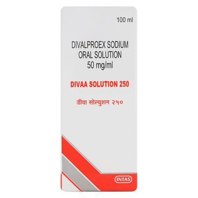 Divaa 250mg Oral Solution 100ml - Epilepsy/Convulsion-Ant
