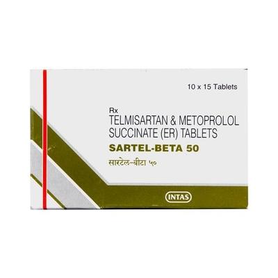 Sartel Beta 50 Tablet 15'S - Hypertension-Ana