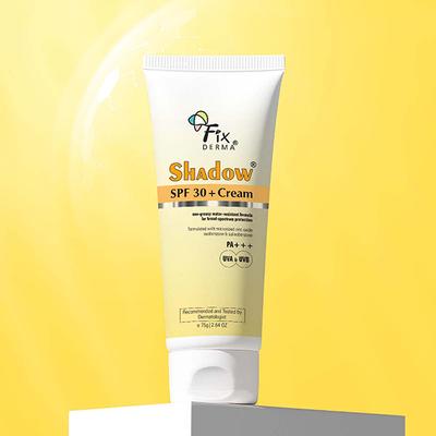 Fixderma Shadow Sunscreen Spf 30 PA+++ Cream For Dry Skin, Sunscreen For Uva & Uvb Protection 75 gm - Face Sunscreen