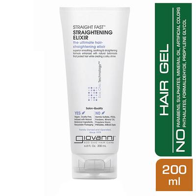 Giovanni Organic Straight Fast! Hair Straightening Elixir 200 ml - Hair Gels & Waxes