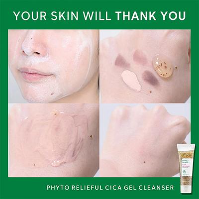 Thank You Farmer Phyto Relieful Cica Gel Cleanser 120 ml - Face Wash & Cleansers