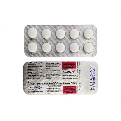 POWERGEST SR 200mg Tablet 10's - Hormonal Therapy-Oes