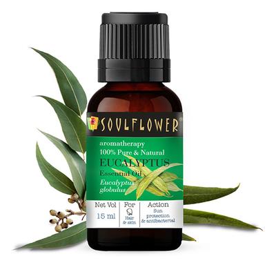 Soulflower Essential Oil Eucalyptus 15 ml - Essential Oils