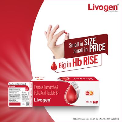 Livogen Captab Tablet 15'S - Iron Supplement/Anaemia-Vma