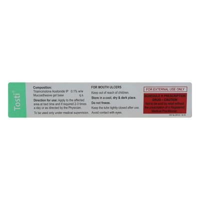 TOSTI Gel(Oral) 5gm - Oral Care - P-Mou