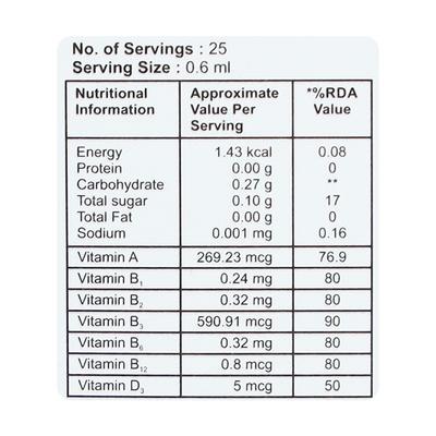 ZINKOMIN DELICIOUS MIXED FRUIT FLAVOURED Drops 15ml - Supplements-Vam