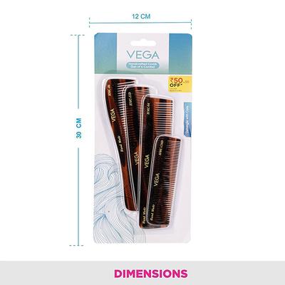 Vega Set Of Comb (HMCS - 04) 4's - Hair Combs