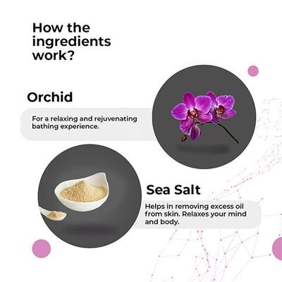 Cosmos by Bewakoof De-stressing Bath Salt Powered By Orchid 100 gm - Bath Salts