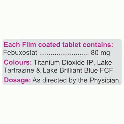 FEBUTEC 80 Tablet 10's - Gout