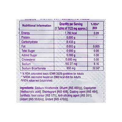 SODISAVE 650 Tablet 10's - Ulcer/Reflux/Flatulence-Aaa