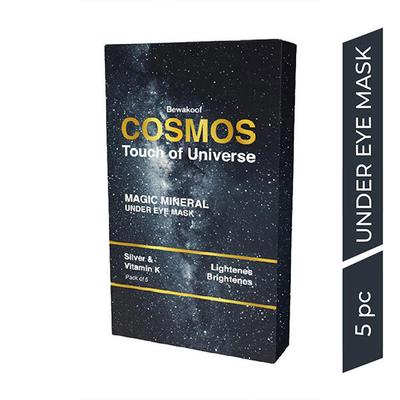 Cosmos by Bewakoof Lightening Magic Mineral Under Eye Mask Powered By Silver & Vitamin-K (Pack of 5 ) 1's - Eye Masks