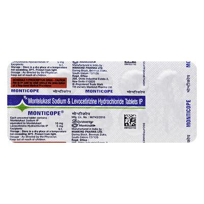 Monticope Tablet 10'S - Allergies-Ant