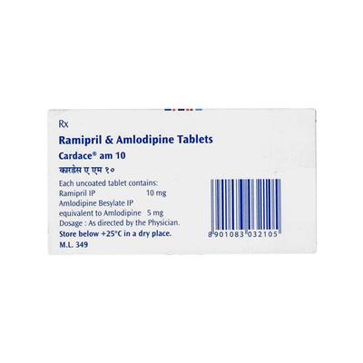 CARDACE AM 10 Tablet 15's - Hypertension-ACE