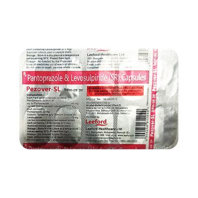 PEZOVER SL Capsule 10's - Ulcer/Reflux/Flatulence-Aaa
