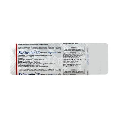 Nitrofur SR 100mg Tablet 14'S - Bacterial Infections-OAB