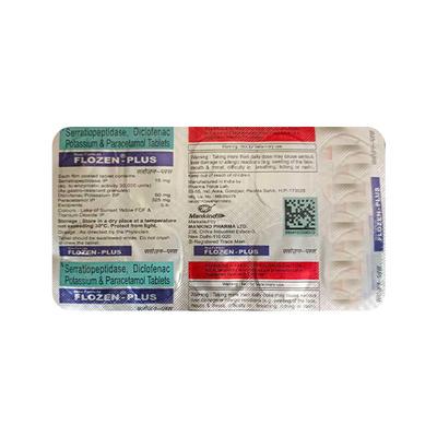 Flozen Plus Tablet 10'S - Pain relief-Nsa
