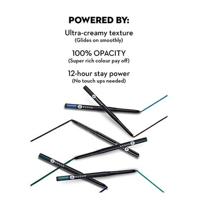 Sugar Cosmetics Kohl of Honour Intense Kajal - 02 Brown Bag (Single Blister) 0.30gm - Kajal & Kohls